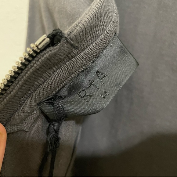 RtA Bandit Dress Jersey Knit Midi Faded Grey - Picture 12 of 12